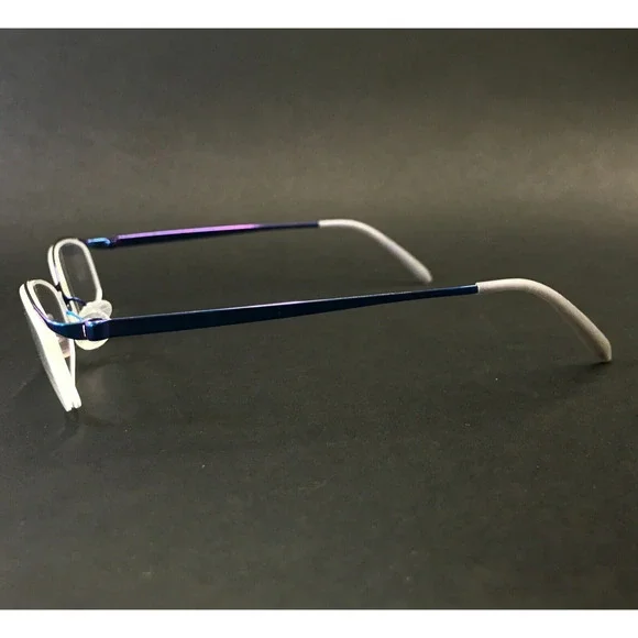 Lindberg Eyeglasses Frames Mod.7140 Col. P80 Iridescent Blue Titanium 50-17-140